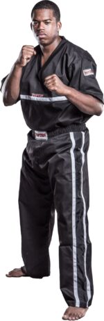 T-shirt avec col en V pour le kickboxing « Collection Superfighter » – Image 4