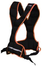 Gilet de poids en néoprène - 8 kg, noir-rouge – Image 2