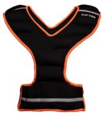 Gilet de poids en néoprène - 8 kg, noir-rouge