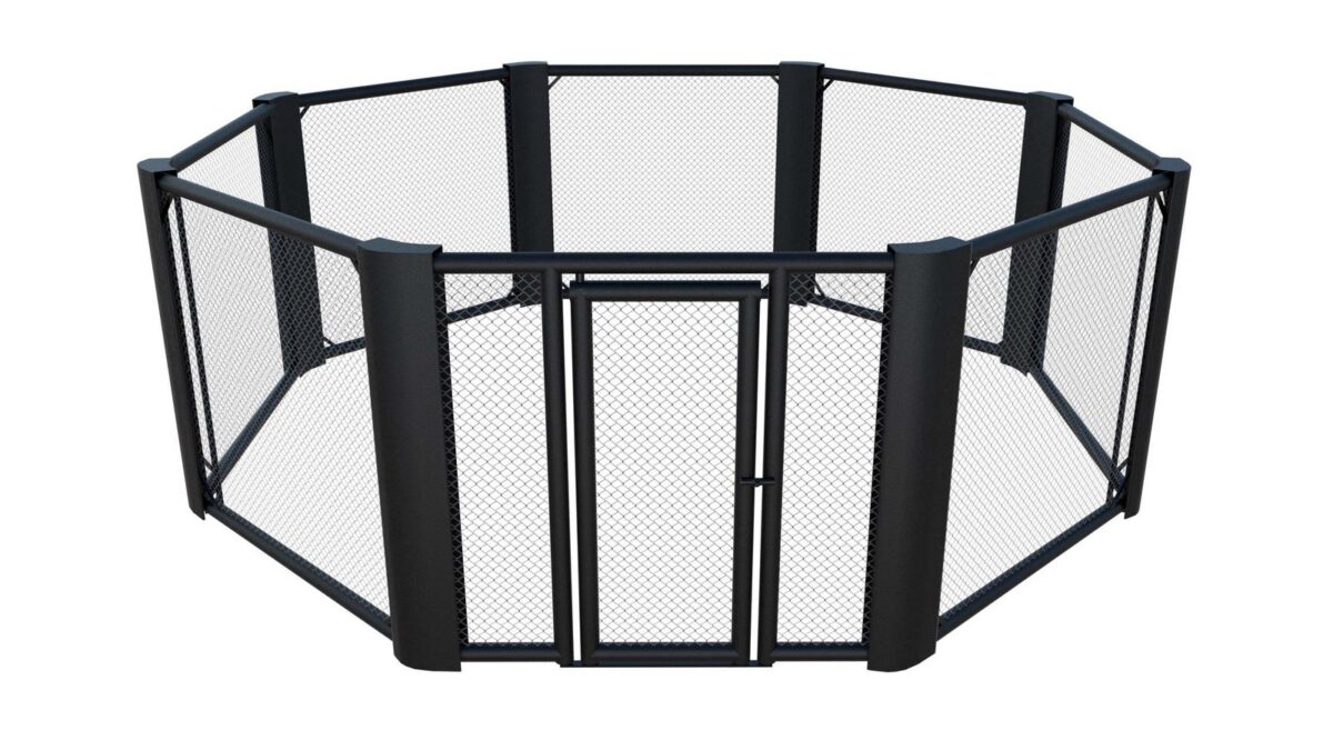 Cage MMA sans fond - 4 x 4 m, longueur par élément 166 cm - Image 1
