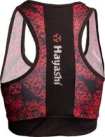 Sports Bra « Flowers »-black-red-XS - Image 2